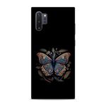 Silence Polycarbonate Designer Colorful Butterfly Premium Printed Hard Back Case Cover For Samsung Galaxy Note 10 Plus,Black