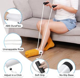 SUPERFA Sock Aid and Shoe Horn Set – Easy Dressing Assist Tool