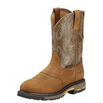 Ariat mens Workhog Work Boot, Aged Bark/Army Green, 13