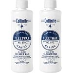 Collinite 870 All-In-One Cleaner Wax for Marine/RV. Removes Oxidation + Restores Look + Provides High Gloss Shine in One Single Step. Provides UV Protection & Prevents Oxidation. (16 fl oz) - 2 Pack