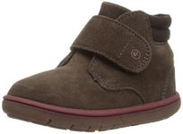 Stride Rite Boys' SRTech Lincoln Ankle Boot, Brown, 4.5 W US Toddler