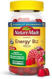 Nature Made Energy‡ B12 1000 mcg Gummies, 150 Count Value Size (Packaging May Vary)