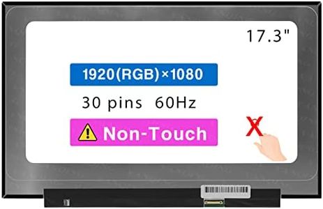 17.3" Screen Replacement B173HAN04.2 B173HAN04.3 NV173FHM-N46 NV173FHM-N49 NV173FHM-N4C for Dell Precision 17 7750 7760 7770 FHD 1920 * 1080 LCD Non-Touch Screen Display Panel