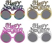 4 Pack Happy New Year Eyeglasses Fa