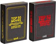 Movie Fan Bundle, Top 50 Movies + Top 50 Horror Movies Sctatch Off Decks. Complete The Challenge and Take Movie Nights to The Next Level!