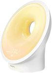 Philips SOMNEO Sleep & Wake-Up Light Therapy Lamp Sunrise Alarm and Sunset Fading Night Light, White (HF3651/60)