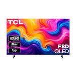 TCL 75 Inch F8D Series 4K QLED with Dolby Vision HDR & Dolby Atmos Smart TV with Fire TV, Alexa+, 144Hz Refresh Rate, Game Accelerator 288, High Brightness LED Backlight, Dolby Vision, Voice Remote
