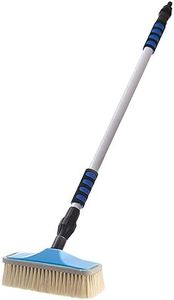 SPXMQSS Solar Panel Cleaning Kit Water Fed, Water Fed Pole Kit, Window and Solar Cleaning Pole with Hose Attachment, Solar Cleaning Brush for High Altitude Car Window Glass Truck Cleaning.