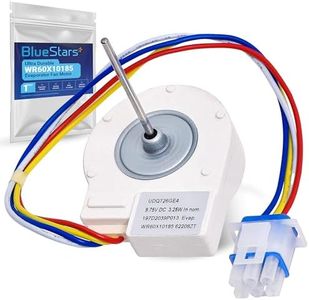 Ultra Durable WR60X10185 Refrigerator Evaporator Fan Motor Replacement Part by BlueStars - Exact Fit for GE & Hotpoint Refrigerators - Replaces WR23X10353 WR23X10355 WR23X10364 PS1019114 AP3875639