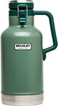 STANLEY Classic Easy-Pour Growler 64oz, Insulated Growler Keeps Beer Cold & Carbonated made with Stainless Steel Interior, Durable Exterior Coating & Leak-Proof Lid, Easy to Carry Handle