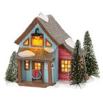 Department 56 Original Snow Village Farms Tree Lot Lit Building, 6.3 Inch, Multicolor