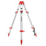 KEZERS Aluminum Surveying Tripod,Heavy Duty Tripod with Quick Clamp,5/8 “-11 Threaded Flat Tripod for Automatic Optical Level