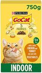 Go-Cat Indoor Chicken & Veg Dry Cat Food 750g, Pack of 5