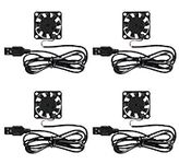 4 Pack 40mm USB Brushless Cooling F