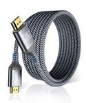 HDMI Cable 15 Feet, AkoaDa 4K HDMI Cable, High Speed HDMI Cables 2.0, Ethernet Function, 4K @ 60Hz, Ultra HD, 2K, 1080P, ARC & CL3 for Laptop, Monitor, PS5, PS4, TV, & More