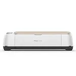Cricut Maker - Smart Cutting Machine - With 10X Cutting Force, Cuts 300+ Materials, Create 3D Art, Home Decor, Bluetooth Connectivity, works with iOS, Android, Windows & Mac, Champagne,26.38 x 11 x 11