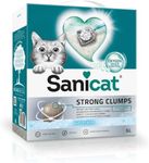 Sanicat - Ultra-clumping cat litter with the scent of baby powder | | Instant compact clumps | Neutralises odours and does not produce dust | 6 L capacity