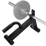 LoGest Mini Deadlift Jack - Compact Portable Unload 600lb Deadlift Barbell Jack Bar - Non-Slip Rubber Handle Suitable for Loading Unloading Weight Plates for Deadlifts Powerlifts And More