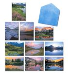 High Country Lakes by John Fielder [AST90765] Blank Card Assortment - 20 Cards with Full-Color interiors and 22 Designed envelopes