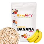 Freeze Dried Banana Pieces 100g - No Added Sugar, 100% Natural, Gluten Free, Vegan Friendly