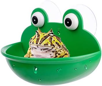 Rederdjskj Amphibian Aquatic Frog Habitat, Cute Fish Tank Decoration, Suitable for Frog/Toad/Gecko/Tadpole/Turtle and Other Small Aquatic Animals (2PCS)