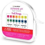 Nutrablast Feminine pH Test Strips Full Range 1-14 | Monitor Intimate Health | Easy to Use & Accurate Women’s Acidity & Alkalinity Balance Level Tester Kit