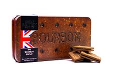 Giant Bourbon Biscuits Gift Set - Chocolate Biscuit Tin Christmas Gifts, Family Biscuits Box with Luxury Bourbon Chocolate Biscuits - Biscuit Hamper Gift Ideas, Chocolate Gifts for Men & Women, 400g