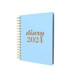 Collins Scandi 2024 Diary A5 Week to View Journal - Recycled Paper Lifestyle Planner and Organiser for Office, Work, Personal and Home - Weekly - Light Blue - E-PW53.57-24