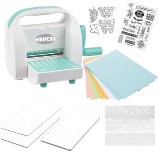 Mini Die Cutting and Embossing Machine for DIY Crafts 3.5" Feed Slot for 3" Paper and Other Materials