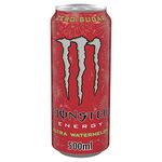 Monster Energy® Ultra Watermelon Carbonated Energy Drink | L-Carnitine + Zero Sugar + Taurine, 16.91 fl oz ℮ 500 ml