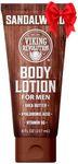 Viking Revolution Sandalwood Body Lotion for Men – Mens Lotion for Dry Skin with Shea Butter, Hyaluronic Acid and Vitamin B5 – Nourishing Mens Body Lotion for Hydrated and Smooth Skin (8oz, 1 Pack)