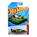 Hot Wheels 2016 Ford GT Race Then and Now for Ages 3 and Up (Green)