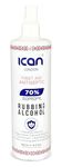 ican isopropyl rubbing alcohol 70% first aid antiseptic 500ml spray