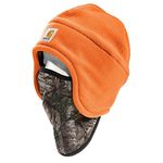 Carhartt Men's Fleece 2-in-1 Hat, Brite Orange, One Size