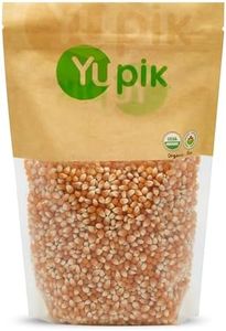 Yupik Organic Popcorn, Non-GMO, Vegan, Gluten-Free, 1Kg