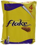 Cadbury Flake Chocolate Bars, Pack of 4 Bars, 102g