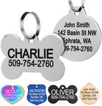 GoTags Stainless Steel Pet ID Tags,