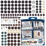 Dremel 724 EZ SpeedClic Accessory Set - 150 Rotary Tool Accessories Cutting, Carving, Sanding, Cleaning, Grinding, Polishing, Sharpening