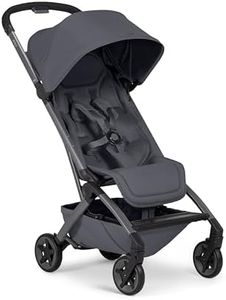Joolz Aer2 Lightweight Travel Stroller for Baby & Toddler – Ultra-Compact One-Hand Foldable Stroller, Reclining Seat, UPF 50+ Canopy, Adjustable Leg Rest, Carry-On & Airplane Approved (Stone Grey)