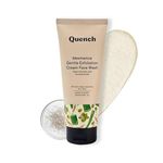 Quench Rice Water Gentle Exfoliation Cream Face Wash | Korean Face Wash for Glowing Skin | Brightens & Hydrates Skin with Aloe Vera & Vitamin E | Made in Korea (100ml)