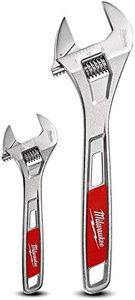 Milwaukee 48227400 Adjustable Wrench 250mm & 150mm (8 and 6 Inch) 2pk