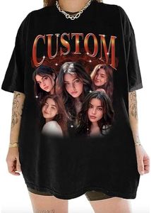 LASFOUR Custom Bootleg Rap Tee, I Love My Wife Shirts for Men, Vintage Graphic Shirt with Faces On Them Custom, R1, Small-5X-Large