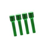 A ABSOPRO Car Door Lock Knobs Interior Door Lock Knob Inner Door Lock Pull Pins Aluminum Alloy Green(Set of 4)