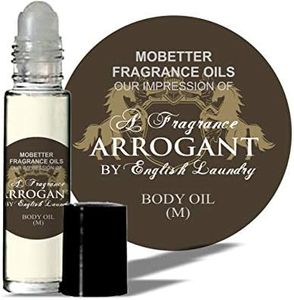 MOBETTER FRAGRANCE OILS' Impression of Arrogant E.L. for Men Cologne Body Oil (10ml Roll On), Long Lasting, Travel Size, Uncut