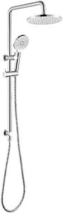 Decaura WELS 9" Rain Shower Head Swivel 2 in 1 Rail Set 3-Mode Handheld Shower System