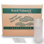 Petri Dish 500 Pack – 500 Kord Vallmark Petri Dishes – 100 X 15mm – Sterile, Premium Performance – 3 Vents to Reduce Condensation – for Lab Research, Education, & More - W/10 Evviva Transfer Pipettes