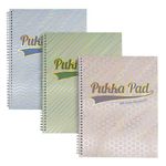 Pukka Pad Haze A4 Jotta Notebook – Pack of 3 Card Cover Wire-Bound Notepads with 200 Pages, 100 Sheets of 80GSM 8mm Feint Ruled Paper – 4-Hole Punched for School Notes, Office Projects, and Home Memos