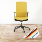 Floor Protection Chair Mat for Hard Floors | Neo | Transparent & Semi-Transparent | Office Chair Floor Mat Chair Underlay | Thickness: 1.5 mm | Various Sizes (Transparent, 150 x 350 cm)