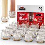 16 PCS Chair Leg Floor Protectors w