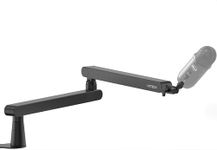 IXTECH Mic Arm Desk Mount, Low Profile Boom Arm, Adjustable Microphone Arm with Detachable Rise Column and Built-In Cable Management, 360° Swivel Mic Boom Arm for Streaming and Recording LIZARD Model.
